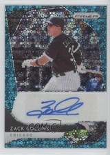 2020 Prizm Rookie Quick Pitch Teal Donut Circle 7/15 Zack Collins Auto 00li