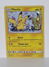 Pikachu SM162 Tag Team Blister Promo - Sun & Moon - Holo Rare - Pokemon 2019 LP on eBay