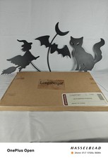 Longaberger RARE BLK WROUGHTIRON HALLOWEEN PUMPKIN POKERS BAT CAT WITCH NEW