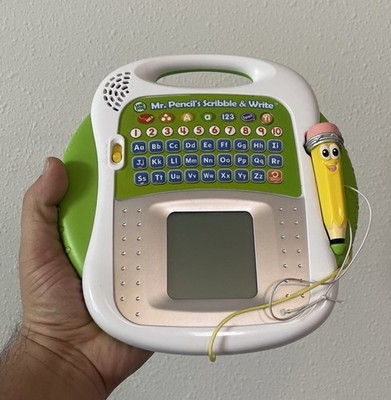 LeapFrog Mr. Pencil's Scribble and Write Green Tested/Working Toy Pre-owned**