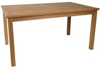 Tegal Gartentisch Ca. 150 Cm Breit Natur Teakholz Von Designlink