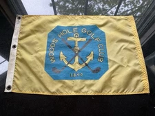 Vintage Golf Flag Woods Hole
