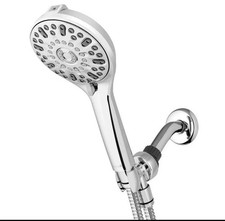 7-Spray Patterns with 1.8 GPM 4.75 in. Wall Mount Adjustable Handheld Shower Hea