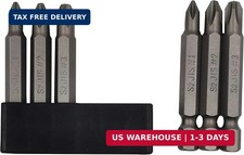 6Pcs 50mm JIS Screwdriver Bit Set with Magnetic Tip,1/4 Hex Shank, S2 Alloy Stee