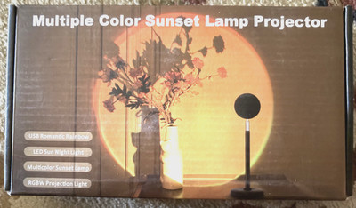 Sunset Lamp Projector with APP Control, Multicolor Changing Projection Lamp Led