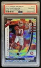 2020 Panini Prizm Draft Picks Tua Tagovailoa RC Prizm Blue Wave #/299 PSA 10
