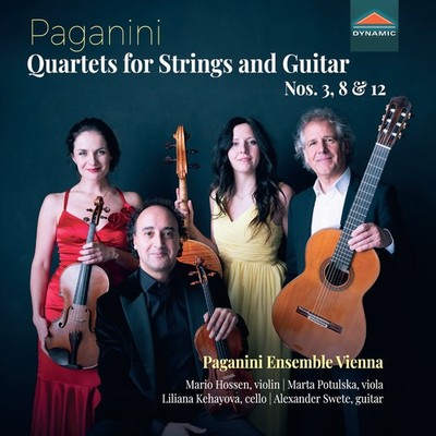 Nicolo Paganini Paganini: Quartets for Strings and Guitar: Nos. 3, 8 & 12 (CD)