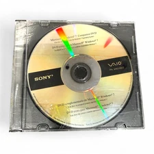 Sony VAIO Companion Recovery DVD Disk - Laptops with Windows 7 P/N 9-892-006-02