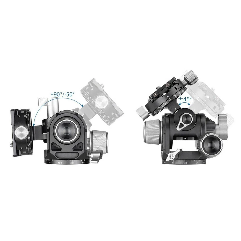 Compatible With Profession Leofoto G4 Geared Ball Head With Plate stand - Image 3 of 4