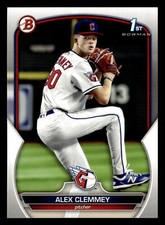 Alex Clemmey 2023 1st Bowman Draft #BD-79 Cleveland Guardians ROOKIE RC