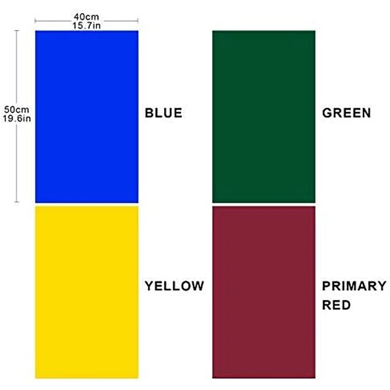 4pcs Color Correction Gel Filters Transparent Square Light Filter Sheet 40x50cm - Image 2 of 4