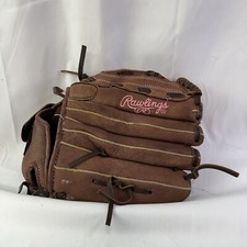 Rawlings WFP120 Fastpitch Softball Glove 12 Inch LHT Brown w/ Pink Trim
