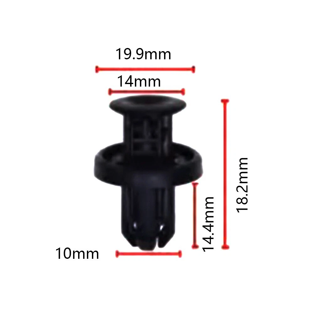 100x 91505TM8003 Push Type Clips Fits For Honda Acura Part 91505