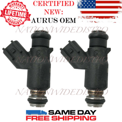 2x OEM NEW AURUS Fuel Injectors for 2013 2014 Harley-Davidson Breakout 27709-06A