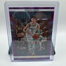 23-24 Panini Donruss LaMelo Ball Franchise Features Color Match Purple Holo /99