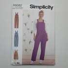 Simplicity Sewing Pattern 9382 S9382 Womens Overalls w/variation Size 16-24 NEW