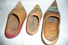 Holz Wandbehang CLOGS / Schuhe NIEDERLÄNDISCH & FRANZÖSISCH Mont St Michel US1