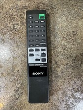 Sony RMT-C550 VINTAGE Radio Cassette Remote Control Black Silver Green Button