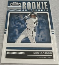 2021 Panini Contenders Baseball Nick Gordon Minnesota Twins ROY Contenders RC