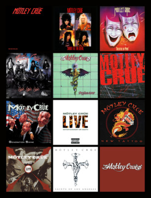 Magnete Mötley Crüe – Vintage World Tour, 7,7 X 7,7 Cm, Gadget Ufficiale Da Collezione Per Fan Della Band