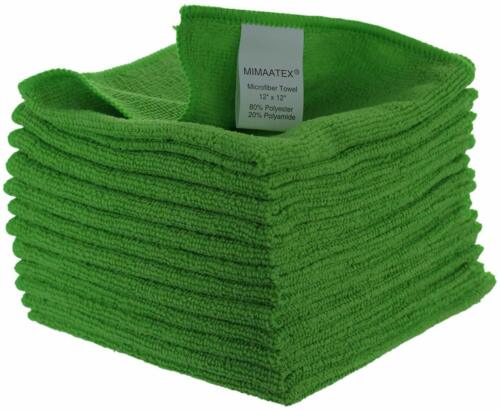 Tessuto per pulizia in microfibra - confezione da 12 x 12 pollici - lanugine senza striature - Foto 12 di 25