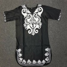 African clothing for men-Dashiki S-5X Black