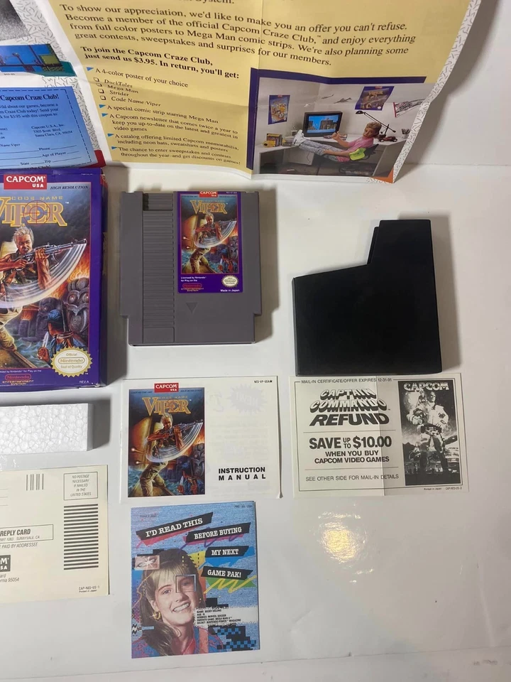 Code Name: Viper (Nintendo Entertainment System, 1990) - COMPLETE - Image 2 of 4