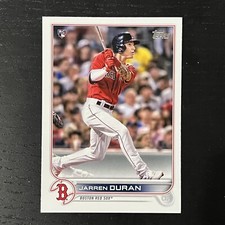 2022 Topps Series 1 Baseball Jarren Duran Base RC #187 Boston Red Sox
