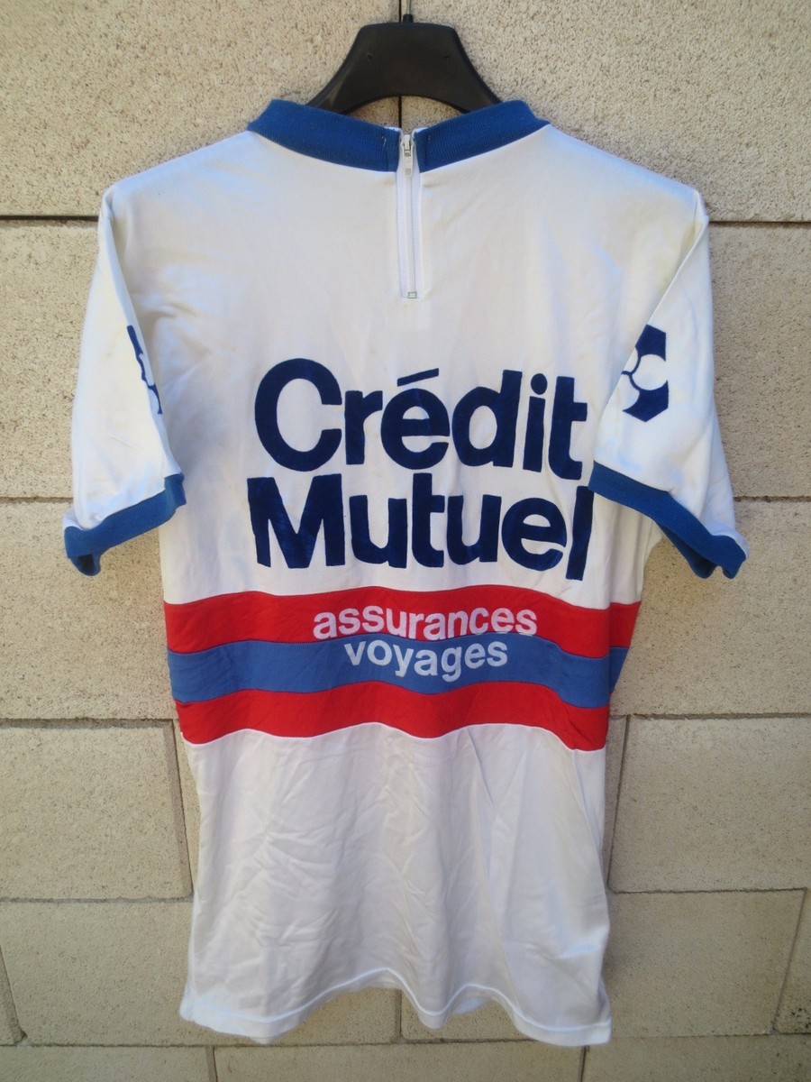 Maillot cyclisme vintage Mn Crédit Mutuel