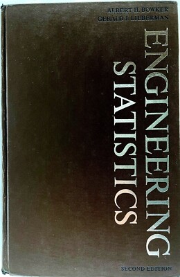 Engineering Statistics by Albert Bowker & Gerald J. Lieberman - English C80