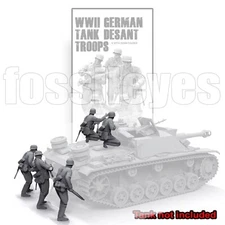 BORDER MODELS 005 1/35 WWII GERMAN TANK DESANT TROOPS UNASSEMBLED RESIN KIT