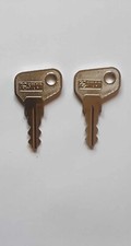 2 X # 801 Linde 801 Forklift MASTER PLANT KEYS Fits electric fork lift trucks