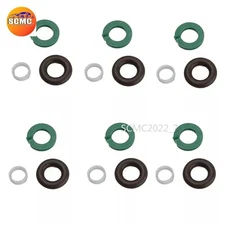 6x Fuel Injector O-Ring Seal Repair Kit Fit For VW Touareg AUDI A6 Q5 06E998907E
