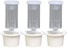 3 Piece Air Lock with Universal Stopper for Glass Carboys