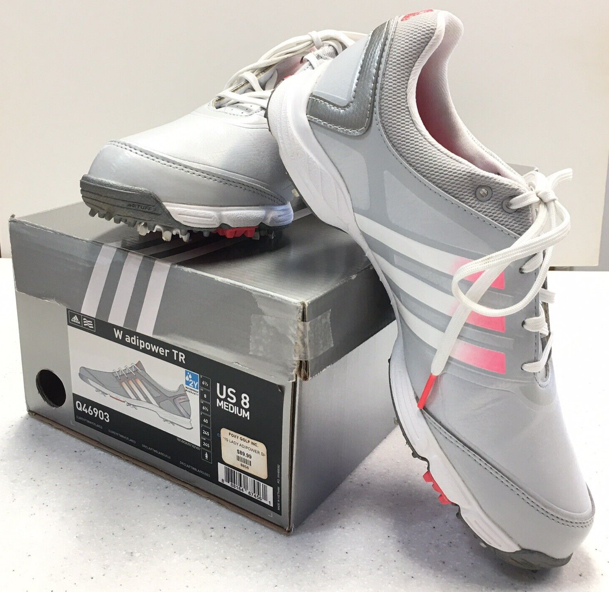 Grey Adidas Golf Adipower Sport Boost Shoes Review Adipower