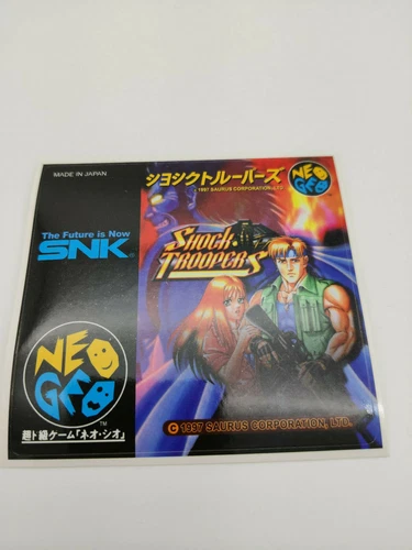 Sticker Shock Troopers Japan Version Neo Geo AES New