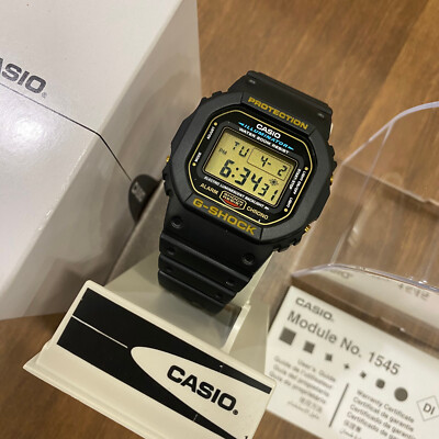 CASIO G-SHOCK DW-5600EG-9V Module 1545 Gold RARE Dead Stock CASIO G-SHOCK DW-5600EG-9V Module 1545 Gold RARE Dead Stock