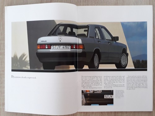 Mercedes Benz 190 Range Brochure 1990 - 2.0 2.6 2.0D 2.5D - Picture 4 of 10