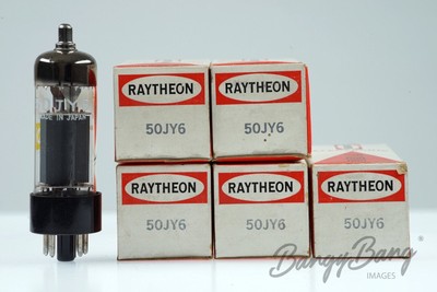 5 Vintage Raytheon 50JY6 Octal Beam Power Radio/TV Receiver  - Bangybang.tube
