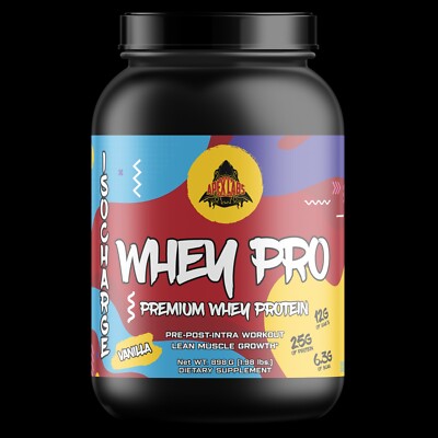 Apex Labs Isocharge Hydrolyzed 100% Whey Protein Isolate 25 GRAMS PROTEIN   2 LB