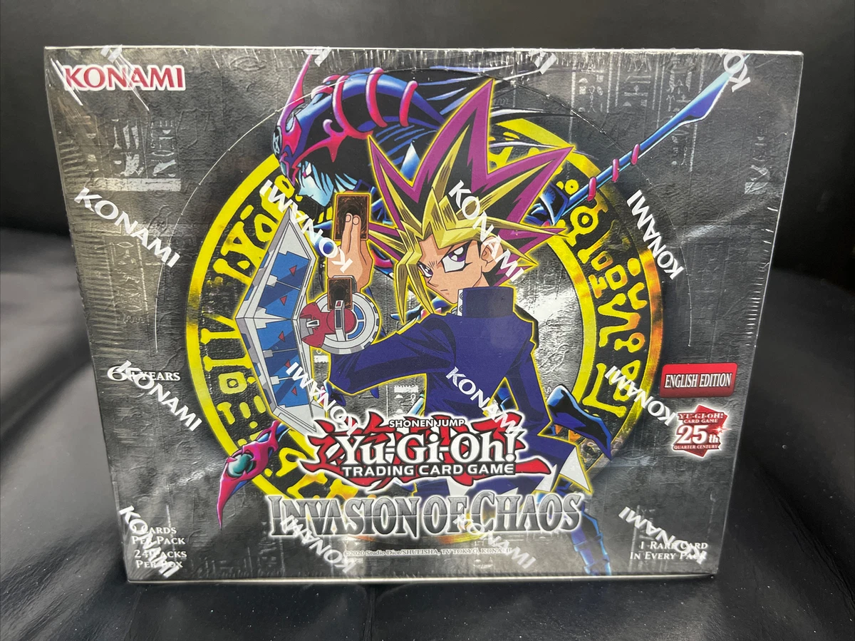 Yu-Gi-Oh! TCG Invasion of Chaos Sealed Collectible Card Game Boxes