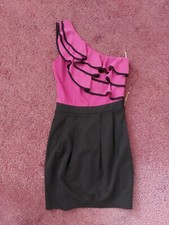Lipsy One Shoulder Dress Size 8