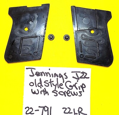 JENNINGS J 22 OLD STYLE BLACK GRIP SET WITH THE SCREWS ITEM # 22