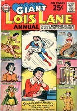 Lois Lane ANNUAL   # 1    VERY GOOD     1962    Aquaman App.   Giant  See photos