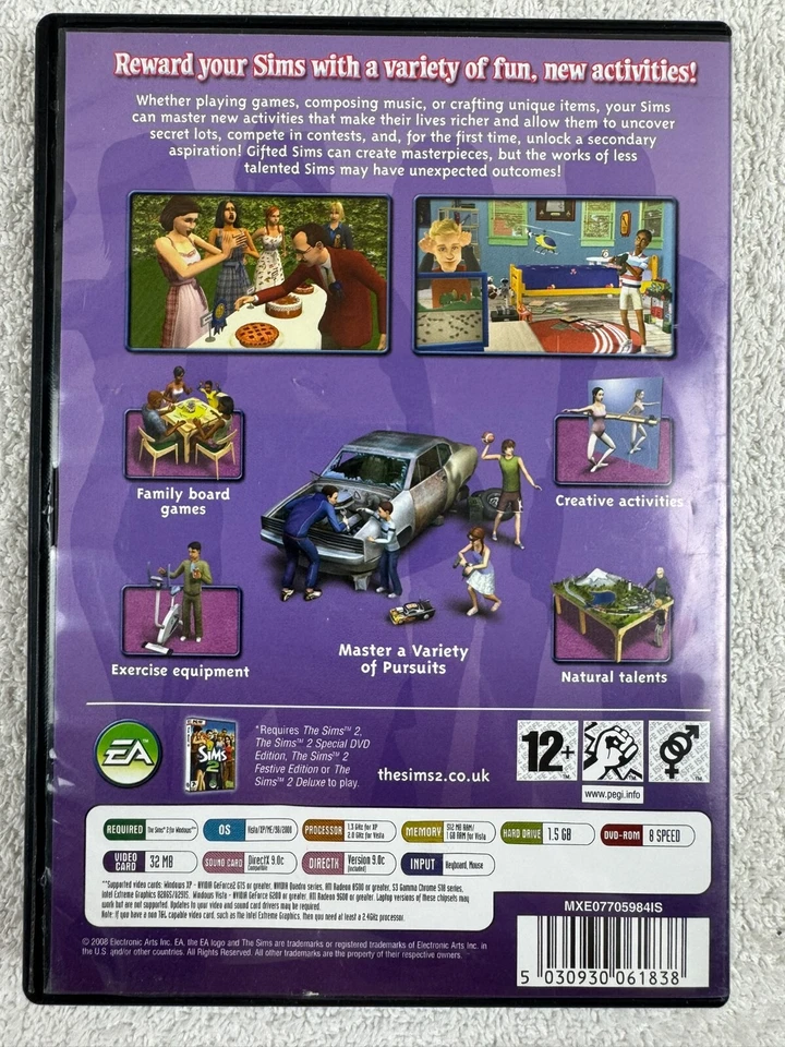 The Sims 2: FreeTime - Expansion Pack - Windows PC - Complete - Region Free - Image 2 of 4