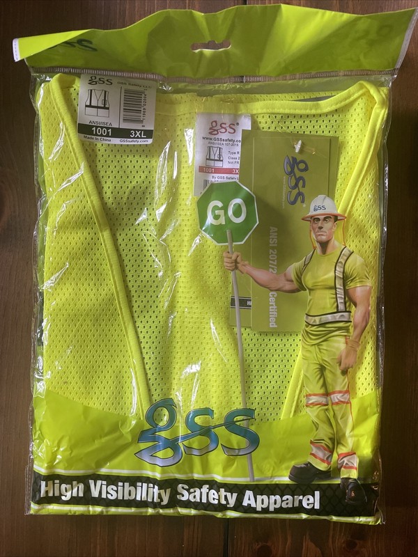 Safety Vest - GSS Lime (1001) Size 3XL