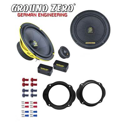 Ground Zero Auto SPL Lautsprecher System 16,5cm für Ford Focus II Türen vorne