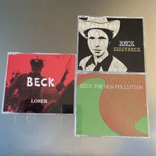 BECK 🇬🇧 3 IMPORT 💿 LOT: Sissyneck, Loser, New Pollution VG+   US Seller!