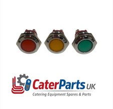 3x VALENTINE FRYER GREEN/ORANGE/RED LED INDICATOR LAMP COMPLETE 220V