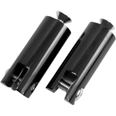 Accutronix Front Footpeg Mounts - Black FPMT200-B